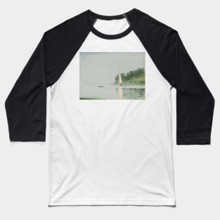 Yacht In A Cove, Gloucester by Winslow Homer Baseball T-Shirt